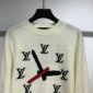 Replica Louis Vuitton Sweatshirt Clock intarsia pullover