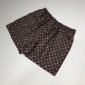 Replica Louis Vuitton Shorts Damier Jacquard in Brown