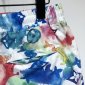 Replica Louis Vuitton Shorts WaterColor in White