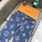 Replica Louis Vuitton Pants Striped Monogram Denim Cargo