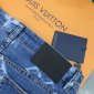 Replica Louis Vuitton Pants Striped Monogram Denim Cargo