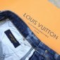 Replica Louis Vuitton Pants Striped Monogram Denim Cargo