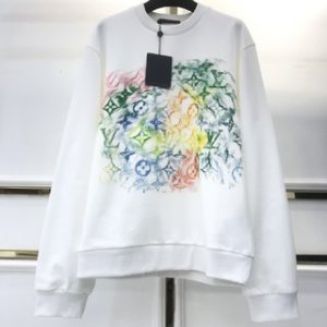 Louis Vuitton Sweatshirt Print in White