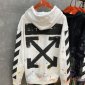 Replica Off-White Hoodies Logo Cotton in Black