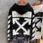 Replica Off-White Hoodies Logo Cotton in Black