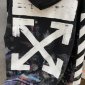 Replica Off-White Hoodies Logo Cotton in Black