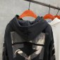 Replica Off-White Hoodies Logo Cotton in Black