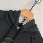 Replica Off-White Hoodies Logo Cotton in Black