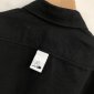 Replica Off-White Jacket slim fit denim in Black
