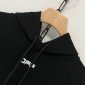 Replica Off-White Hoodies Logo Cotton in Black