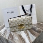 Replica Celine Triomphe Bag in Shiny Calfskin