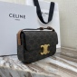 Replica Celine Triomphe Bag in Shiny Calfskin