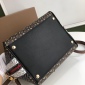 Replica Burberry Leather Half Cube Bag