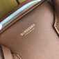 Replica Burberry Leather Half Cube Bag