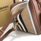 Replica Burberry Leather Half Cube Bag