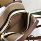 Replica Burberry Leather Half Cube Bag