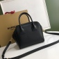 Replica Burberry Leather Half Cube Bag