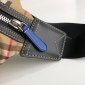 Replica Burberry - Leather-Trimmed Checked Nylon Belt Bag