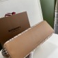 Replica Burberry Leather Two-handle Title Bag