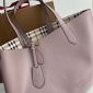 Replica Burberry Leather Two-handle Title Bag