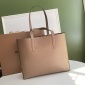 Replica Burberry Leather Two-handle Title Bag