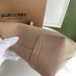 Replica Burberry Leather Two-handle Title Bag