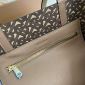 Replica Burberry Leather Two-handle Title Bag