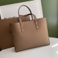 Replica Burberry Leather Two-handle Title Bag