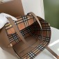 Replica Burberry Leather Two-handle Title Bag