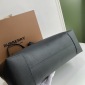 Replica Burberry Leather Two-handle Title Bag