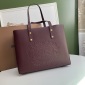 Replica Burberry Leather Two-handle Title Bag