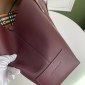 Replica Burberry Leather Two-handle Title Bag