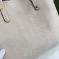 Replica Burberry Calfskin Crest Embossed Small Tote Bag