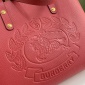 Replica Burberry Leather Two-handle Title Bag