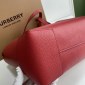 Replica Burberry Leather Two-handle Title Bag