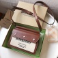 Replica BURBERRY Smooth Calfskin Canvas Horseferry Print Mini Title Bag with Pocket Natural Malt Brown