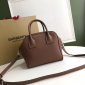 Replica Burberry Large Leather Half Cube Bag