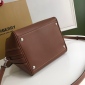 Replica Burberry Large Leather Half Cube Bag