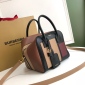 Replica Burberry Large Leather Half Cube Bag