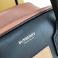 Replica Burberry Large Leather Half Cube Bag