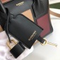 Replica Burberry Large Leather Half Cube Bag