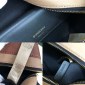 Replica Burberry Large Leather Half Cube Bag