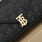 Replica Small Quilted Monogram TB Envelope Clutch