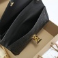 Replica Small Quilted Monogram TB Envelope Clutch