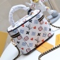 Replica Louis Vuitton Game On Vanity White Heart Monogram Lv Top Handle