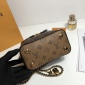 Replica LOUIS VUITTON Vanity PM Monogram Reverse Canvas Crossbody Bag Brown