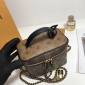 Replica LOUIS VUITTON Vanity PM Monogram Reverse Canvas Crossbody Bag Brown