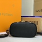 Replica Louis Vuitton Vanity Handbag Bicolor Monogram Empreinte Giant PM Black