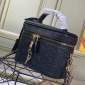 Replica Louis Vuitton Black Monogram Ink Vanity PM Bag Black Madison Avenue Couture