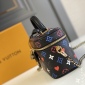 Replica Authenticated Used Louis Vuitton M57482 Vanity PM Game On Handbag Monogram Canvas